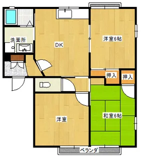 マリゾン橋田【2階】の間取り
