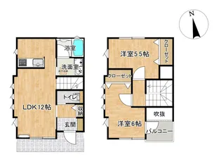 クルーズ A棟の間取り