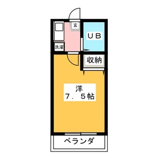 ハイツクロベ【2階】の間取り