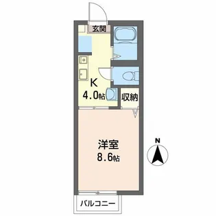 ペニーレイン【2階】の間取り