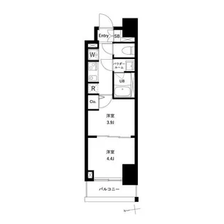 東京都足立区西綾瀬4【マンション】の間取り