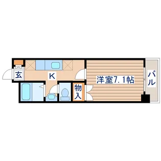 宮城県仙台市宮城野区高砂1【マンション】の間取り