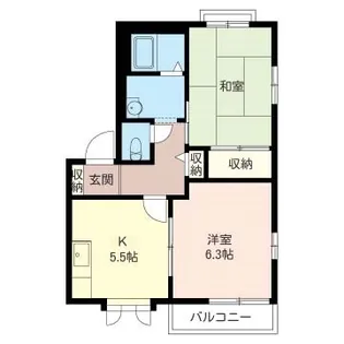 フォーブル上戸【2階】の間取り