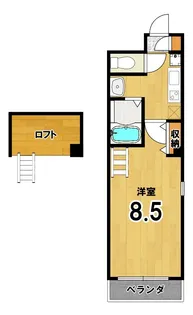 レジデンス紫翠【5階】の間取り