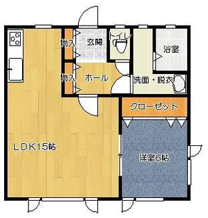 セジュール弐番館【1階】の間取り