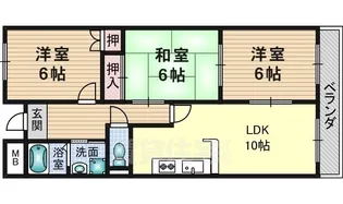 カサ・フィエスタ【3階】の間取り