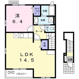 メゾン シーサイド【2階】の間取り