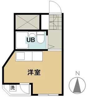 友愛コーポ【3階】の間取り