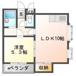 グレイスフルコーポイチカワパートII【2階】の間取り