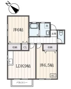 グレースハウス【2階】の間取り