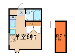 ウエストパーク武蔵野【1階】の間取り