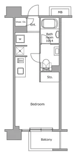 東京都新宿区新宿5【マンション】の間取り