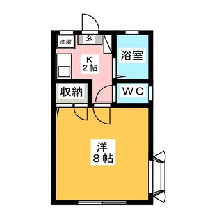 アベニール湘南台【1階】の間取り