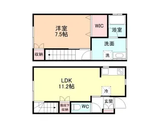 Bleston Courtの間取り