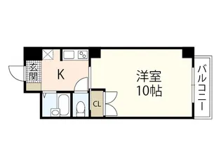 マンション雄創【4階】の間取り