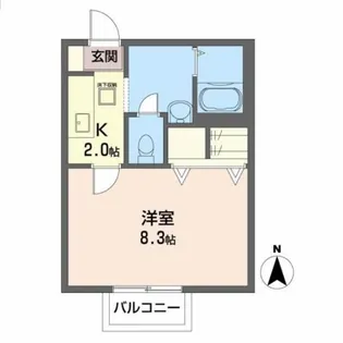 シャーメゾンM【1階】の間取り