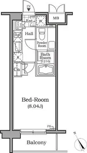 東京都世田谷区用賀2【マンション】の間取り