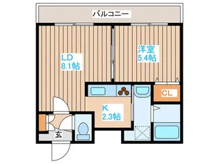 マイルーム南郷【3階】の間取り