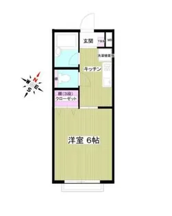 ジョリエ砧【2階】の間取り