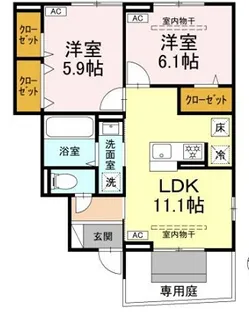 神奈川県秦野市千村5【アパート】の間取り