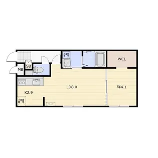 facet solis(ファセット ソリス)【4階】の間取り