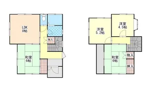 埼玉県鶴ヶ島市大字脚折【一戸建】の間取り