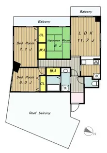 龍生堂橋本ビル【6階】の間取り