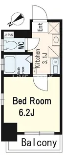 City Creation茅場町【3階】の間取り