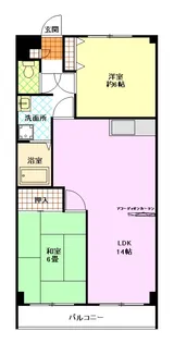 第3桜マンション【1階】の間取り