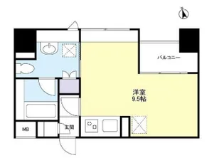 東京都新宿区新宿1【マンション】の間取り