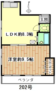 サカエビル【2階】の間取り