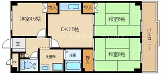 3LDKの間取り画像