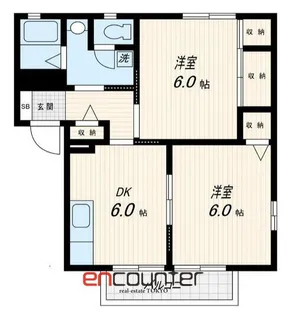 グリーン・メイプル【1階】の間取り