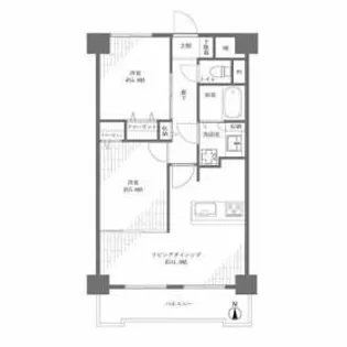 ライオンズマンション新小岩第2【10階】の間取り