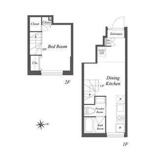 Pair新大久保【1階】の間取り