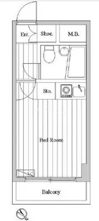パレ・ドール中野【2階】の間取り