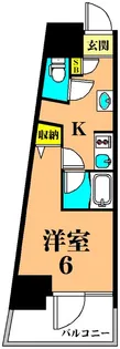 東京都品川区大井1【マンション】の間取り