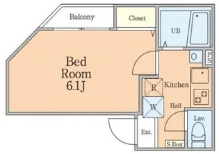アレッサ西日暮里【2階】の間取り
