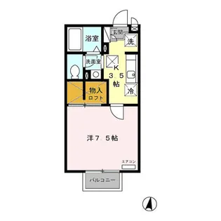 MA MAISON 船岡東【1階】の間取り