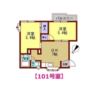 コンフォートM【1階】の間取り