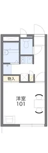レオパレスコーポ かねせい【1階】の間取り