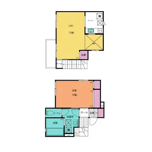 神奈川県横浜市戸塚区戸塚町【一戸建】の間取り