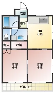 シャルマンF【1階】の間取り