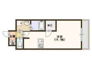 大阪府大阪市住之江区粉浜2【マンション】の間取り