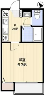 エクセラン松原【1階】の間取り