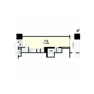 パークフラッツ横濱公園【6階】の間取り