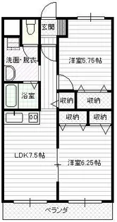ベル メゾン蔦【5階】の間取り