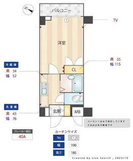 メインステージ不動前【7階】の間取り