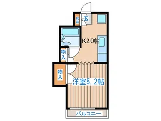 ブランドール八幡II【3階】の間取り