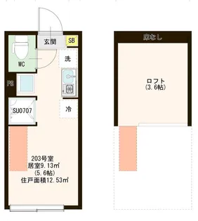 メゾン・コウ 西中延【2階】の間取り